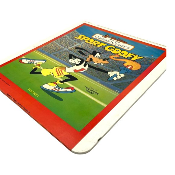Walt Disney Sport Goofy Cartoon Classic RCA SelectaVision CED Videodisc Laser - Picture 5 of 6
